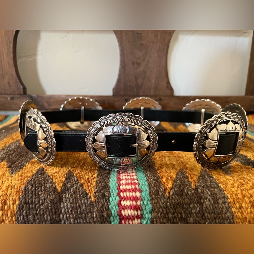 Brighton Leather Concho Belt L4730